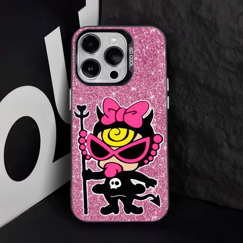 H-Hysteric M-Mini Phone Case For iPhone 16,15,14,13,12,11,8,7,Pro,Max,Plus,Mini,XS,SE Anti Fall Black Matte Hard