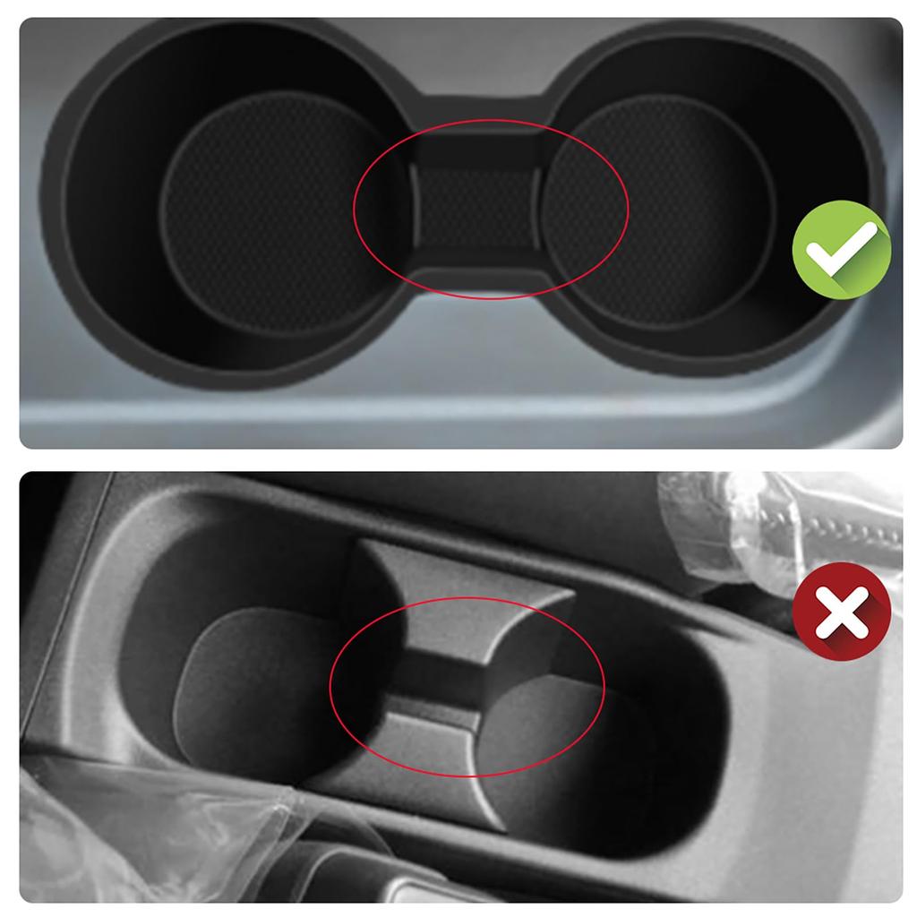 Подставка-подстаканник для автомобиля FDAIUN, Toyota Yaris Cross, Подходит для 2020-настоящее время, Силикон, Противоскользящая, Коврик для стакана,