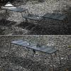CAMPING MOON IGT Bridge Table Top, Aluminum, Black, Laser Top, CK-25F-1P
