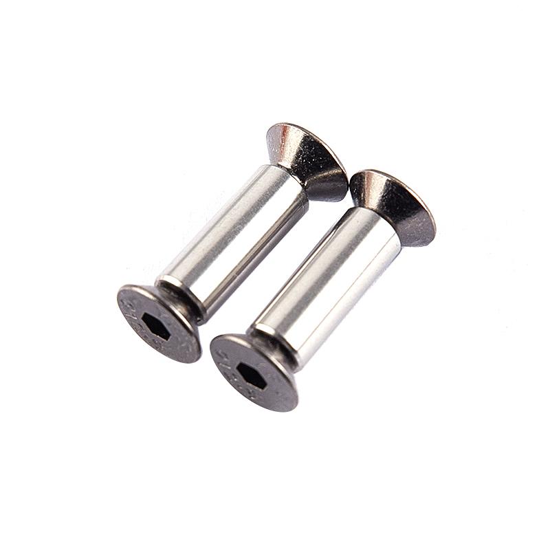 2Pcs M4 Knives Screw Rivet For Diy Material Knife Handle Plate Fastening Screw