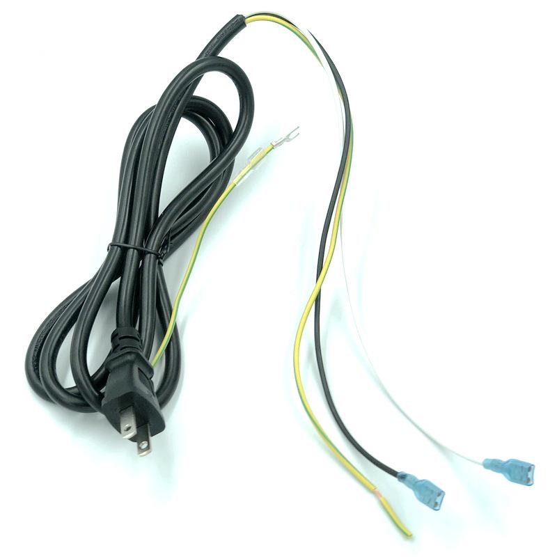 PSE Japanese Standard Power Cord with Japanese AC Plug, HVCTF 3-Core, 0.75/1.25/2.0 sq mm