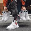 Модные мужские высокие кроссовки, тренд, горячая распродажа, удобная мужская повседневная обувь, уличная, нескользящая, дышащая мужская обувь 39-44