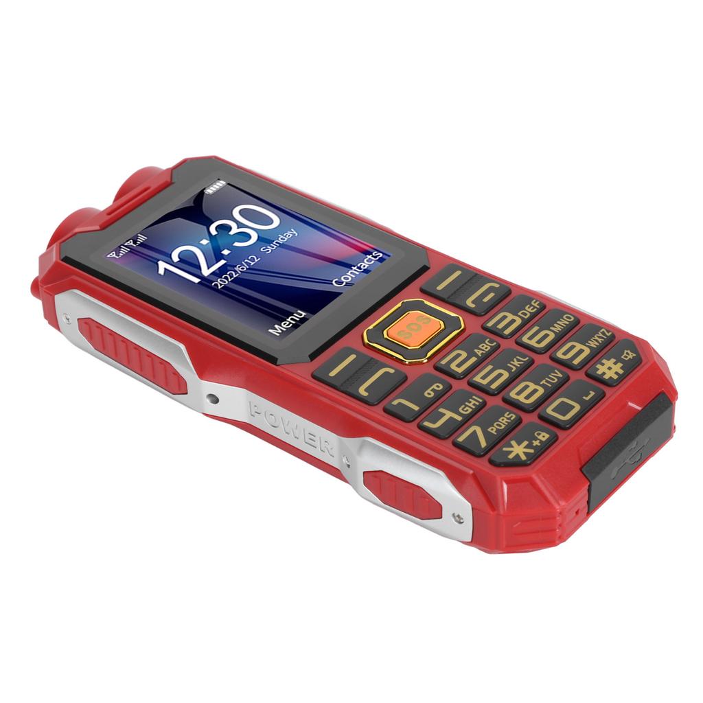 4G прочный старший сотовый телефон 2,6-дюймовый экран большая кнопка 16800 мАч двойной светодиодный фонарик иностранный