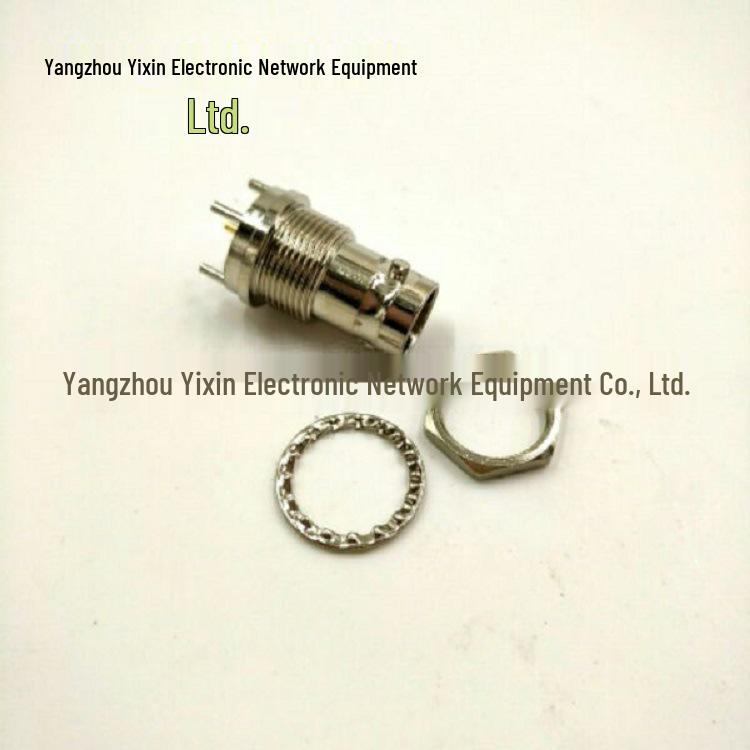 KE50 50 Ohm BNC/Q9-KHD Coaxial Connector with PCB Screw Mount