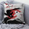 Koi Fish Maple Design Cushion Cover Happy Autumn Harvest Decor Holiday Decorati Pillow Cover