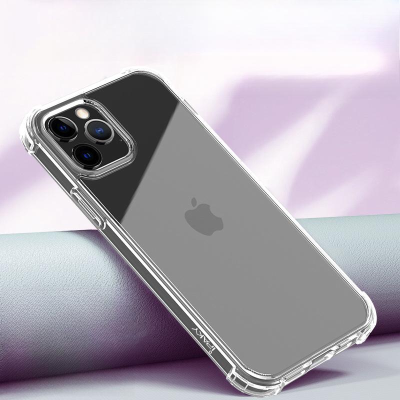 Подходит для чехла для телефона Apple 12pro дюймов, противоударный, защитный чехол для iPhone12mini дюймов, прозрачный Promax