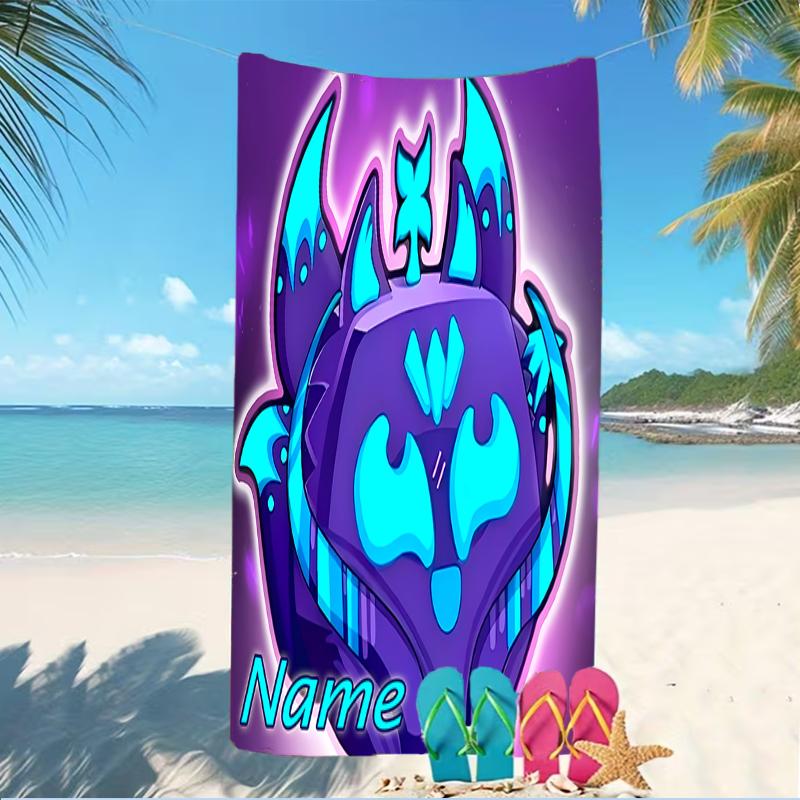 Customizable personalized beach towels Game Blox Fruits themed designs.Suitable for the beach, yoga, sports;ideal as beach accessories