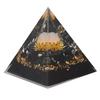 Orgone Pyramid Crystal Chakra Pyramid Promotes Psychological Growth for Living Room Bedroom Office