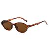 Sexy Small Oval Women's Sunglasses  New Fashion Leopard Brown  Sun Glasses Female Retro Colorful Shade Eyeglass