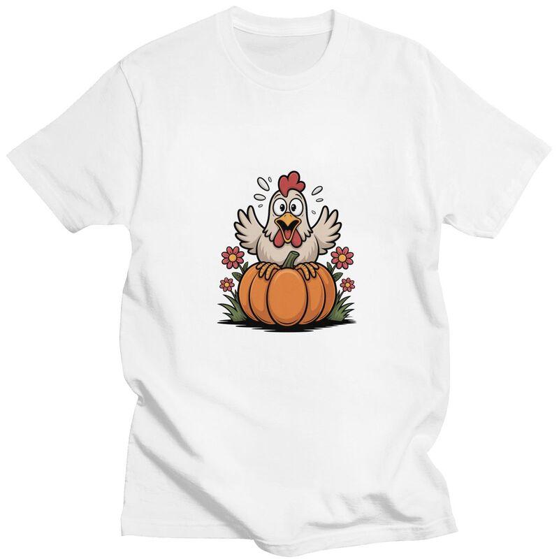 Men FCawF Halloween Funny Sassy Raven Rooster T Shirt Summer Short Sleeve 100 Cotton Tshirt Casual Design Graphic Tee Tops