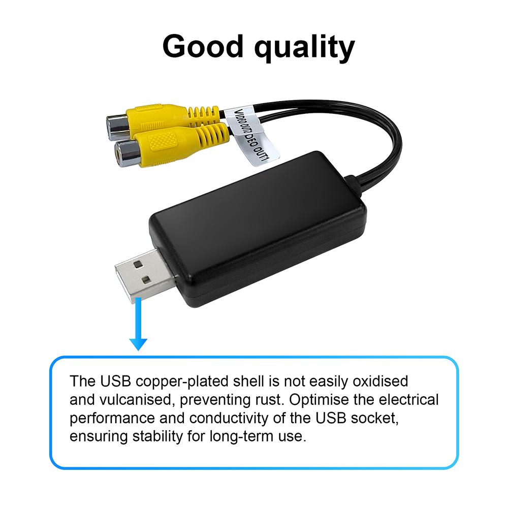 Адаптер USB для видеовыхода CVBS 2 выхода CVBS Кабель USB-RCA DC 5V USB для Android мультимедиа плеера и Android ТВ плеера