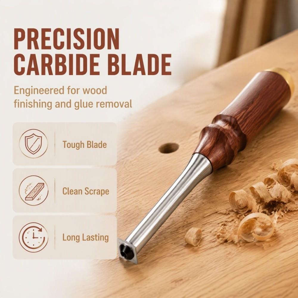 Ergonomic Carbide Scraper Replaceable Blade Glue Scraper Scraper Tool Wood Scraper Woodworking