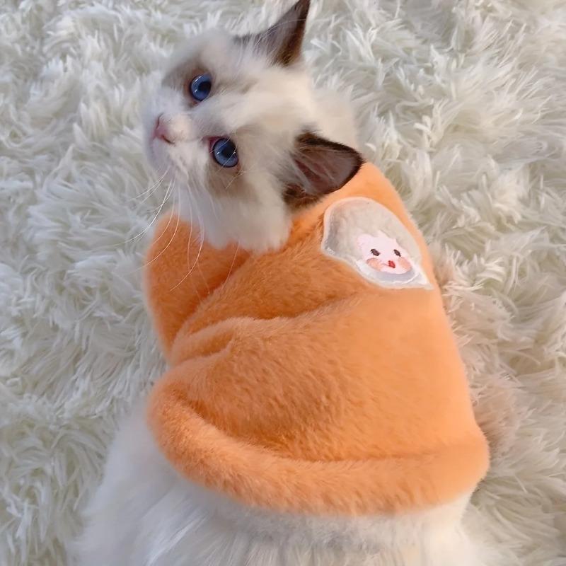 Аксессуары для кошек Домашние животные Теплые котята Одежда для зимы Вещи для маленьких котят Одежда Охлаждающая одежда Свитера для собак Жилеты
