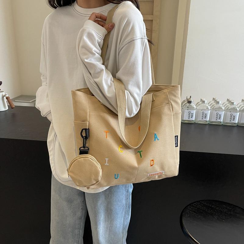 Leisure, Literature and Art, Individuality, Student Beauty, Large-capacity New Fashion Tote Bag, Shoulder Portable Underarm Bag for Women