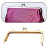 Metal Purse Frame Bag Hardware Clutch Handle for Decorative