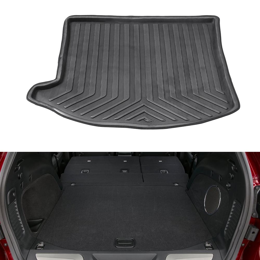 Car Rear Trunk Mat For Jeep Grand Cherokee WK2 CRD 4WD 2011~2021 Tray Pad Space Boot Carg Cover Carpet Luggage Custom Accessorie