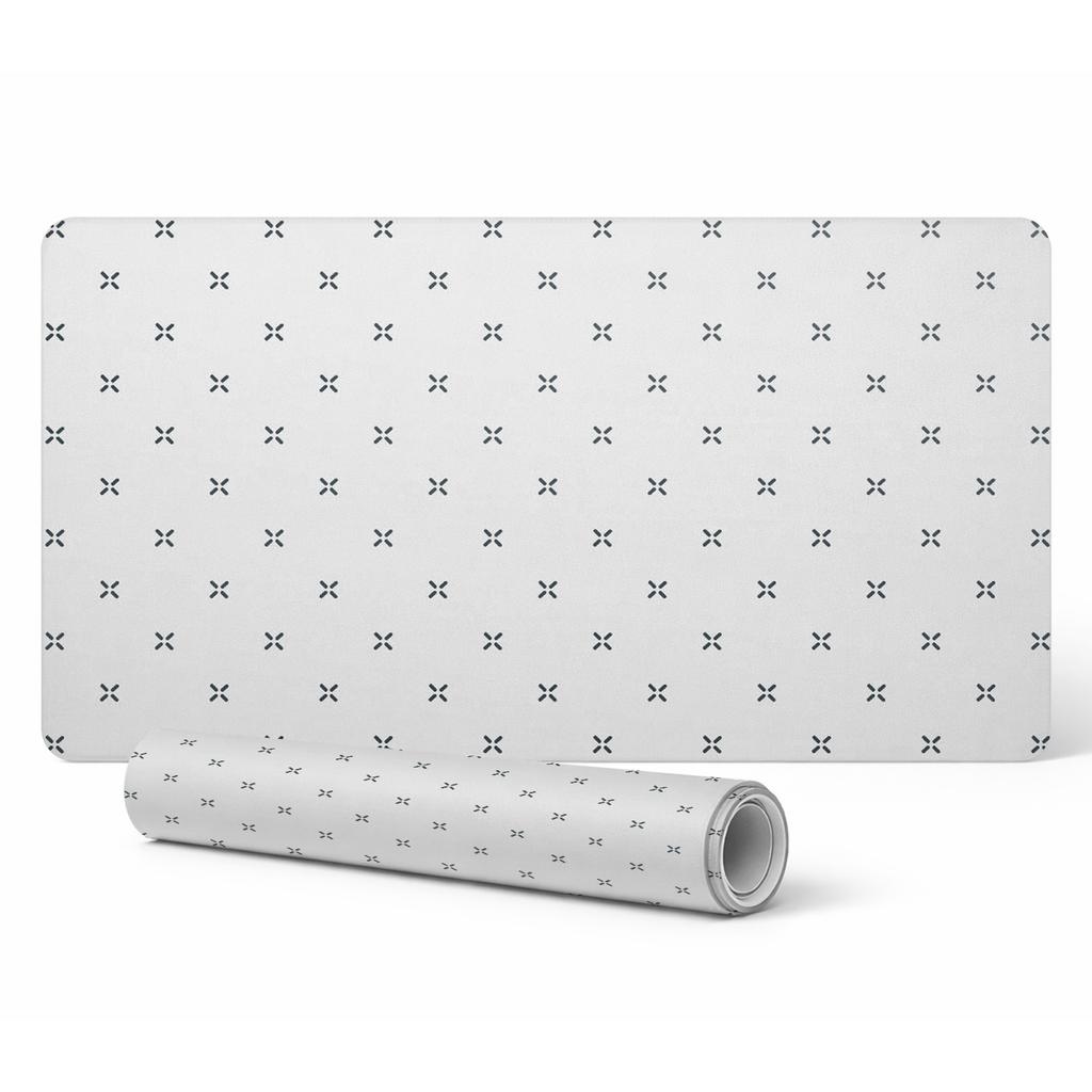 Desk Pad for Graphic Designers and Designers Checkered Dots 100x50 cm