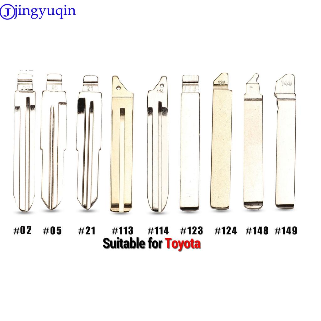 Jingyuqin 10p #02 #05 #21 #113 #114 #123 #124 #148 #149 Car Key Ucut Blade for TOYOTA CAMRY RAV4 Corolla PRADO YARIS Dropship