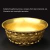Brass Cornucopia Bowl Classic Embossed Wealth Prosperity Bowl  Wealth Abundance Gift
