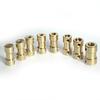 2mm–6mm Miniature Brass Rigid Coupling – Motor Shaft Transmission Connector for DIY Robotics & RC Models