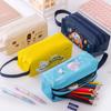 Creative Large-capacity Storage Box Cartoon Stationery Double-layer Oxford Cloth Pencil Bag
