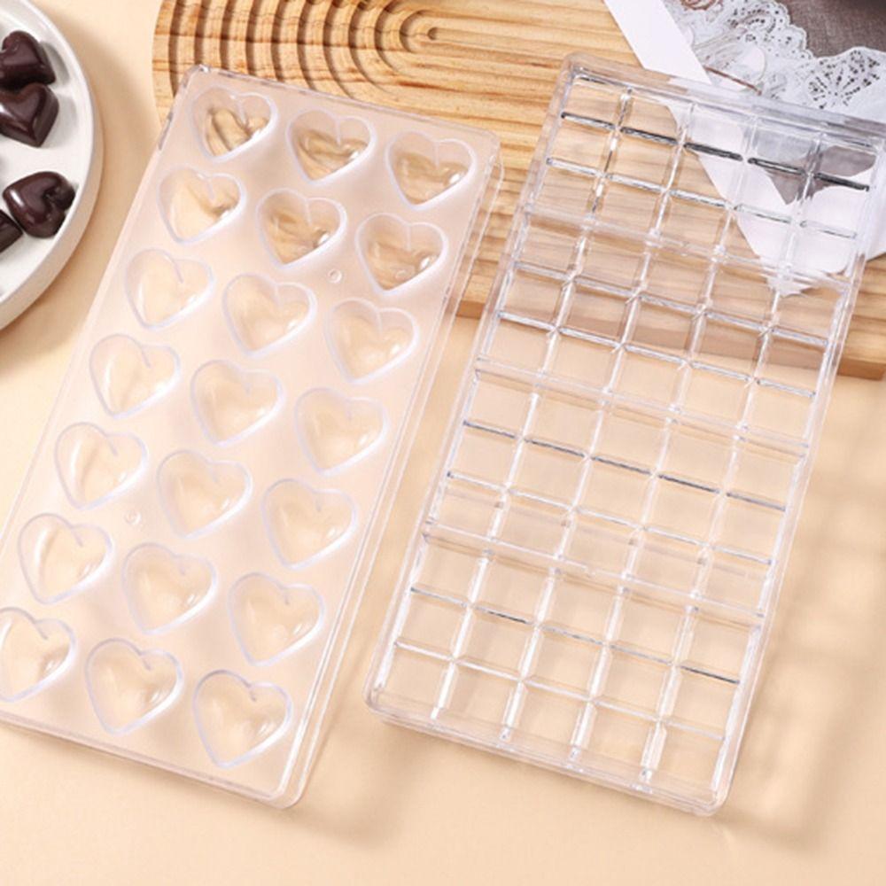 Transparent Mini Cookie Mould 3D Candy Mould Valentine's Chocolate Molds  Kitchen
