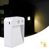 Светодиодные ночные светильники с датчиком движения PIR, ночник с 2 светодиодами, питание от батареи или USB, всегда включен/автоматически, 2 режима для шкафа для спальни, лестницы