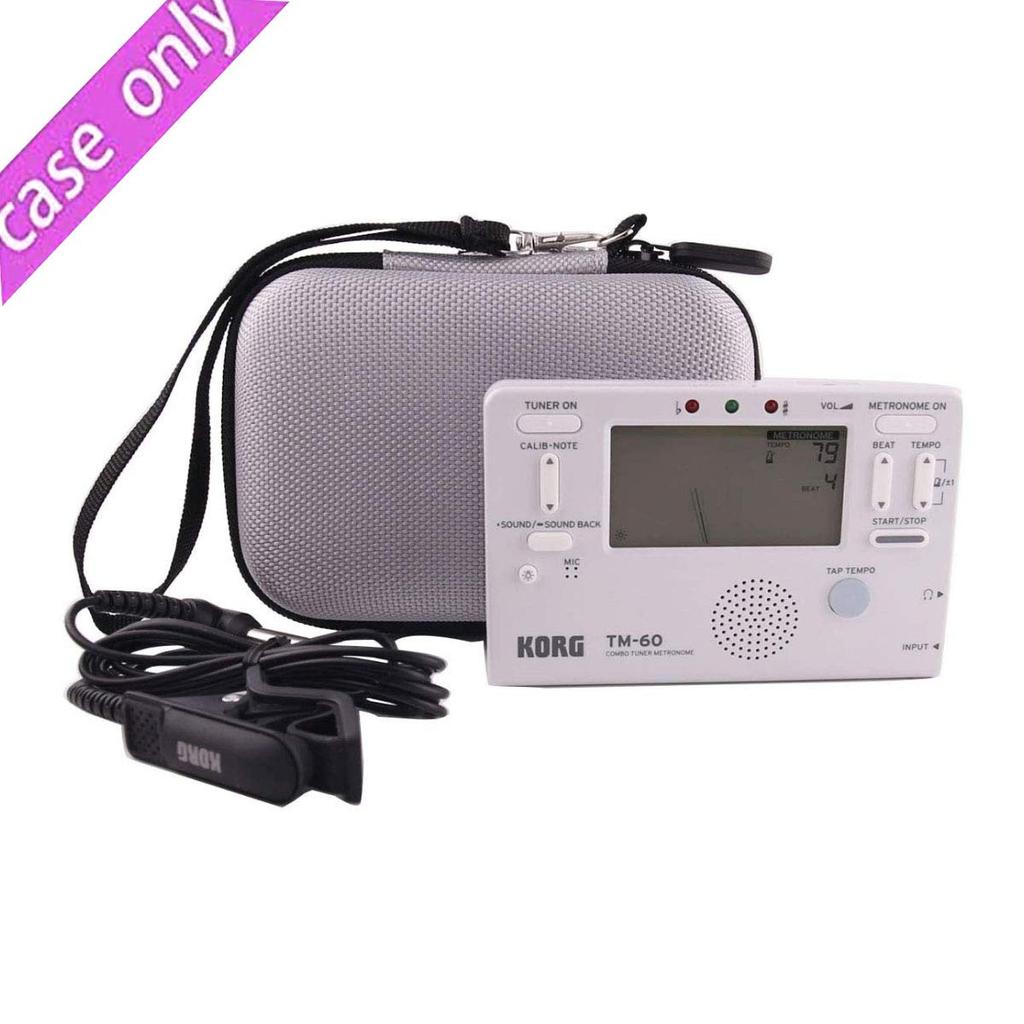 Storage Case for Yamaha TDM-700GKORG TM-60TM-50 TunerMetronome - WERJIA (Gray)