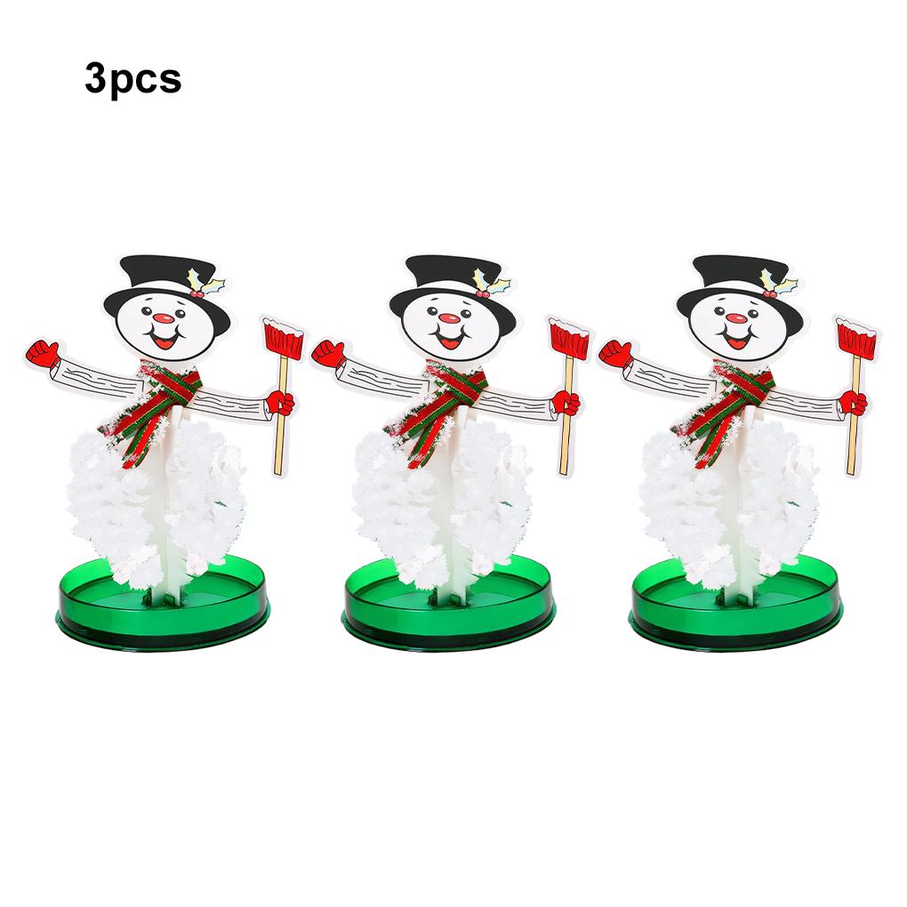 3 шт. Волшебная растущая рождественская елка DIY забавный рождественский подарок игрушка для взрослых детей домашний фестиваль вечеринка декор реквизит мини-елка