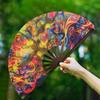 Bamboo Frame Folding Fan for Dance Events And Festivals