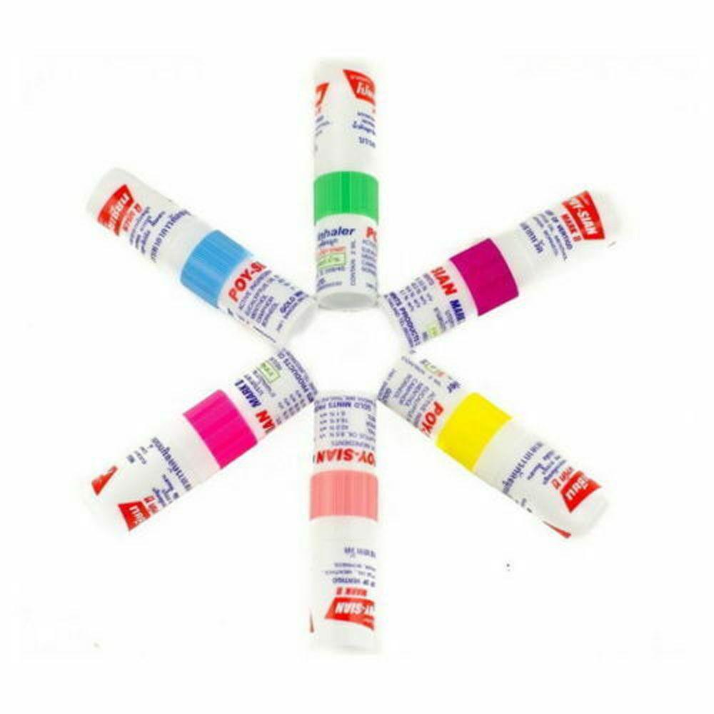 Стик от укачивания Poy Sian, масляный ингалятор с ментолом, для здоровья, от головокружения, назальный ингалятор