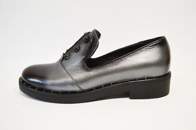 Туфли 4202 36 Серебристые кожа