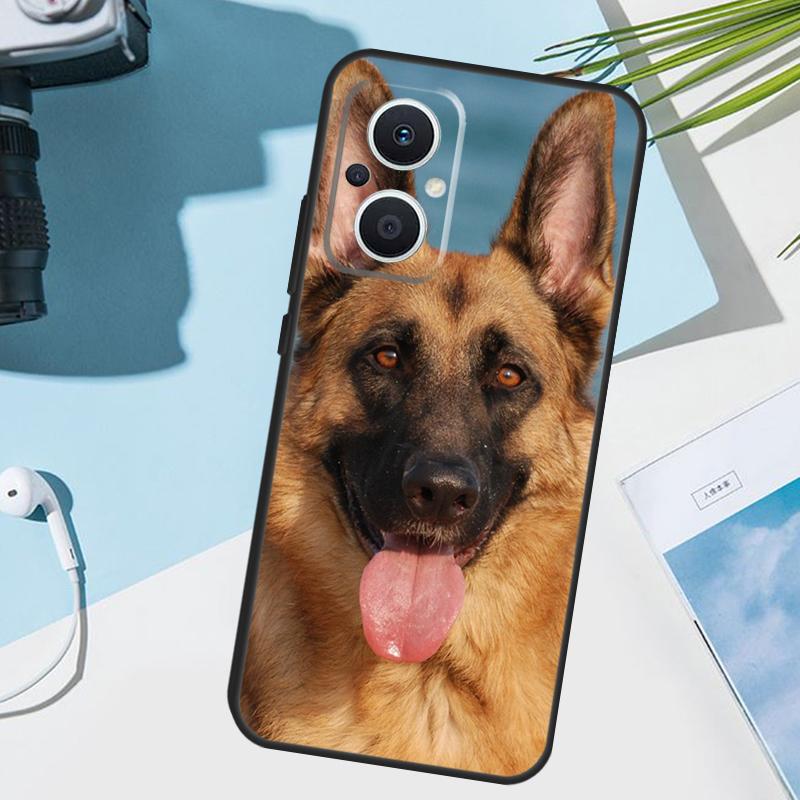 Чехол с изображением немецкой овчарки для OPPO Reno 14F 13F 12F 11 F 10 12 13 14 Pro 7 8 Lite OPPO Find X9 X8 X6 X5 Pro
