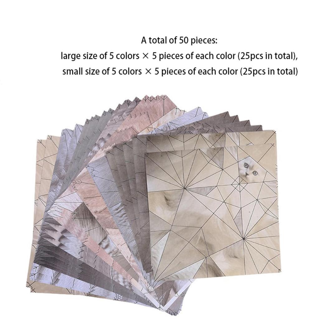 Сделай сам Бумажные кошки Собака Ручная работа Оригами Бумага для складывания Милые фигурки Веселое занятие для творчества Подарок для любителей животных Набор для складывания бумаги Украшение для дома