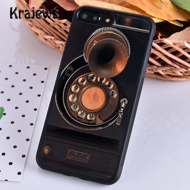 Ретро Винтажный Синий Телефон Для iPhone 17 Air 16 Чехол для Телефона Cover 15 14 plus 12 pro max coque Fundas