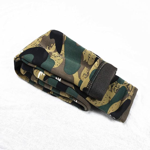 Детские леггинсы, тонкие флисовые штаны для маленьких девочек, детские камуфляжные штаны с цветочным принтом розового и красного цвета, брюки для девочек