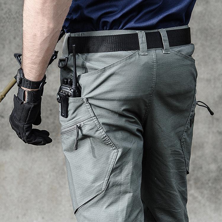 Men's Tactical Cargo Pants Men Waterproof Stretch Ripstop Army Combat Military Trousers Multi Pocket Lightweight Outdoor Hiking Pants