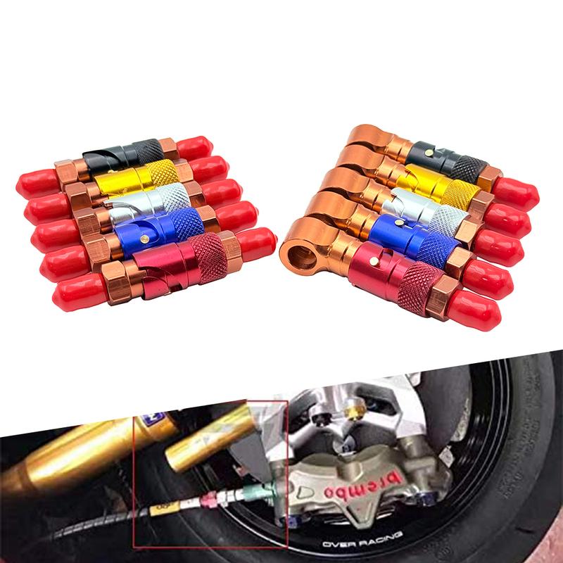 Aluminum AN-3 AN3 Motorcycle Brake Line Hose Fluid Quick Release Connect Fitting Adapter Kit For Honda Yamaha Suzuki Accessories