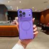 Магнитный чехол Candy Color для iPhone 17 16 15 Pro Max 14 Plus 11 12 13, ручной, матовый, полупрозрачный, противоударный, чехол для беспроводной зарядки