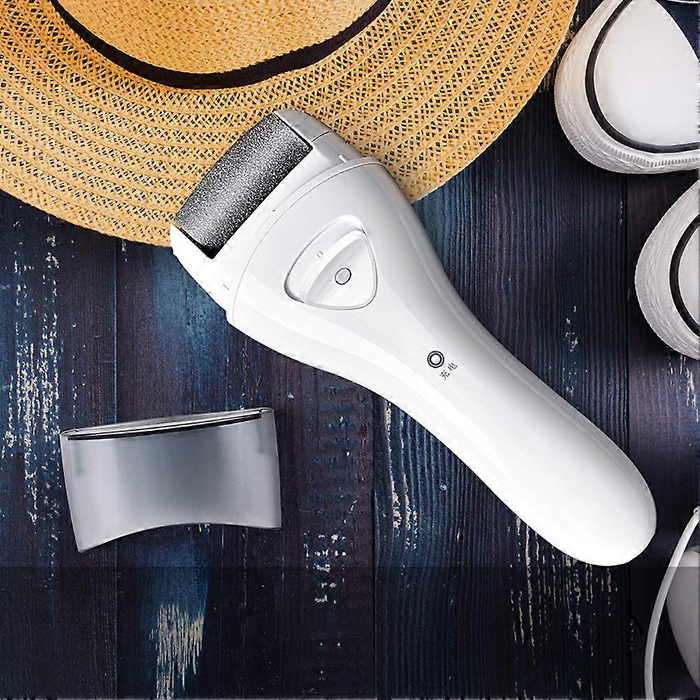 Electric Callus Remover Waterproof Rechargeable Foot File with 3 Rollers for Wet and Dry Use