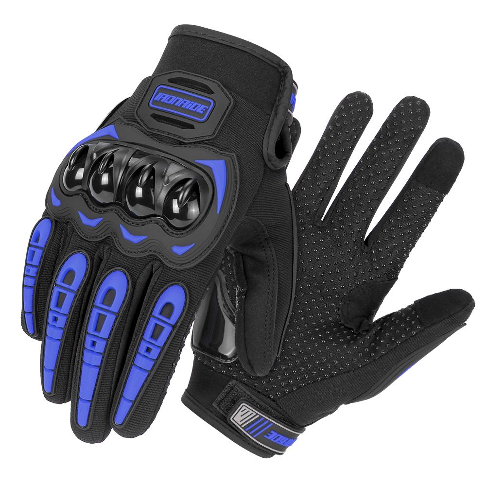 Biker Motor Riding Gloves Waterproof All Weather Motorbike Motor Cycle Gloves Knuckle Protection