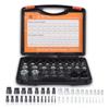 Thread Checker Set 23Pcs Imperial 21Pcs Metric Gauge Nut and Bolt Thread Size Identifier for