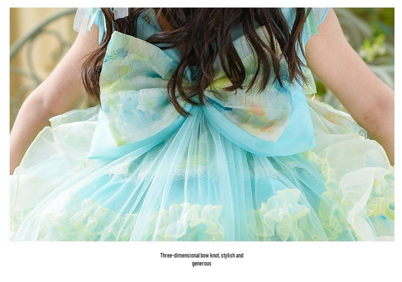 Girls' Summer Lolita Dress - Wizard of Oz Princess Birthday & Festival Gown
