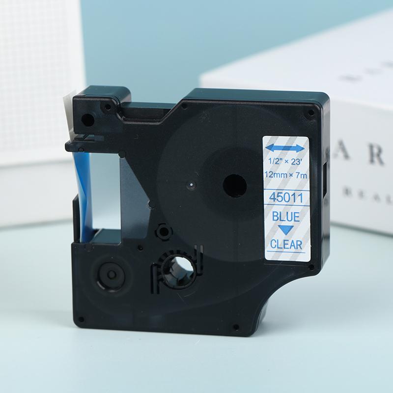 Многоцветные ленты для принтера этикеток Самоклеящиеся этикетки Водонепроницаемые и устойчивые к царапинам D1 6/9/12/19/24 мм