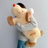 Cute Baguette Puppy Plush Doll Chef Bread Dog Throw Pillow Funny Holiday Gift