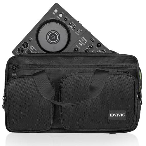 BQKOZFIN DJ Controller Case, DJ Bag, Protective Box for DDJ-400, DDJ SB, SB2, SB3, DJ Storage Case, Portable Travel Shoulder Bag with Water-Repellent