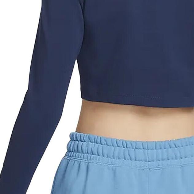 (WMNS) Air Jordan Flight Long-Sleeve Top 'Navy' Women's DQ4466-410