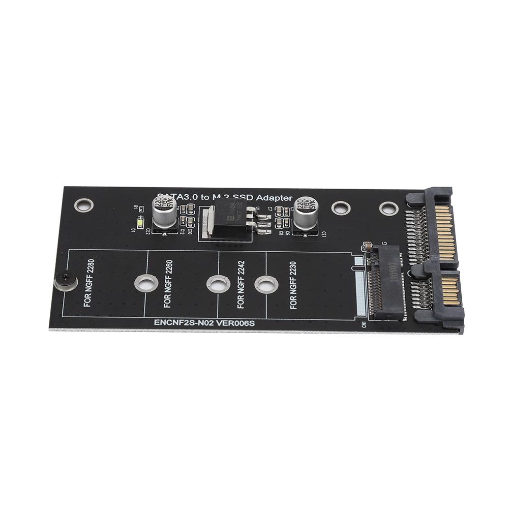 M.2 NGFF SSD to SATA 22PIN Hard Drive Disk Stable Performance Adapter Riser Card