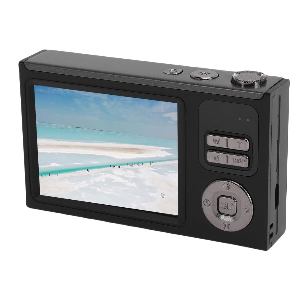 4K Цифровая камера для подростков студентов 68 МП HD Двойная линза Автофокус 16-кратный Цифровой зум-камера с 2,8-дюймовым экраном для
