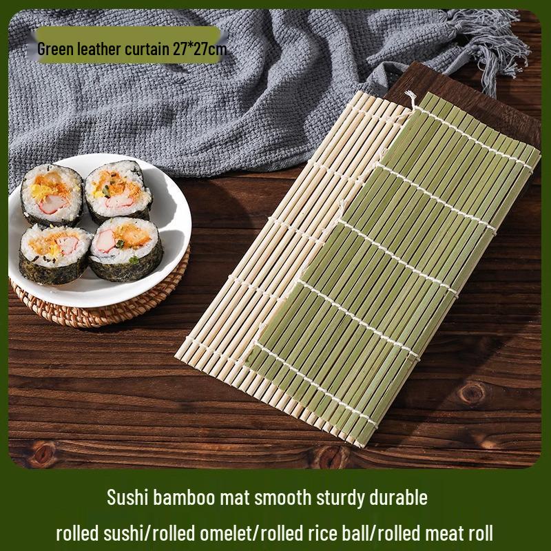 Коврик для роллов - Зеленый бамбуковый коврик для дома и коммерческого использования